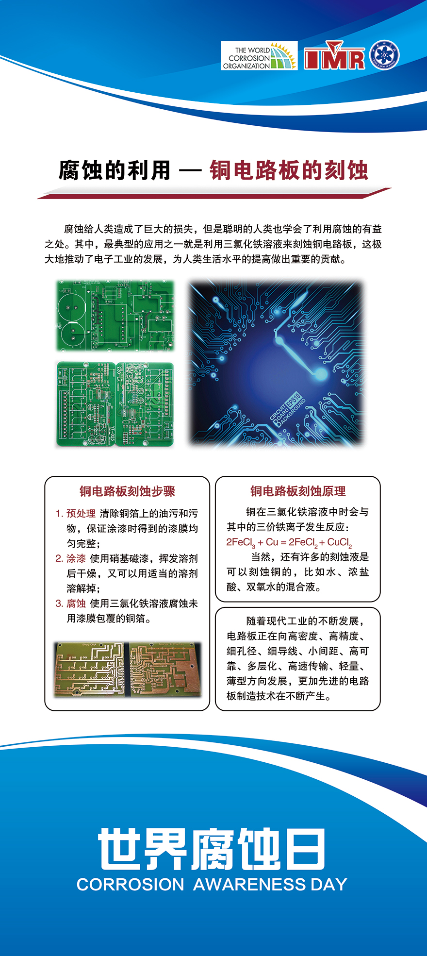 腐蝕的利用——銅電路板的刻蝕